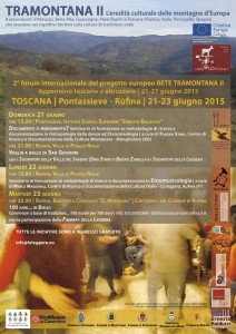 locandina 2° Forum Tramontana II Toscana